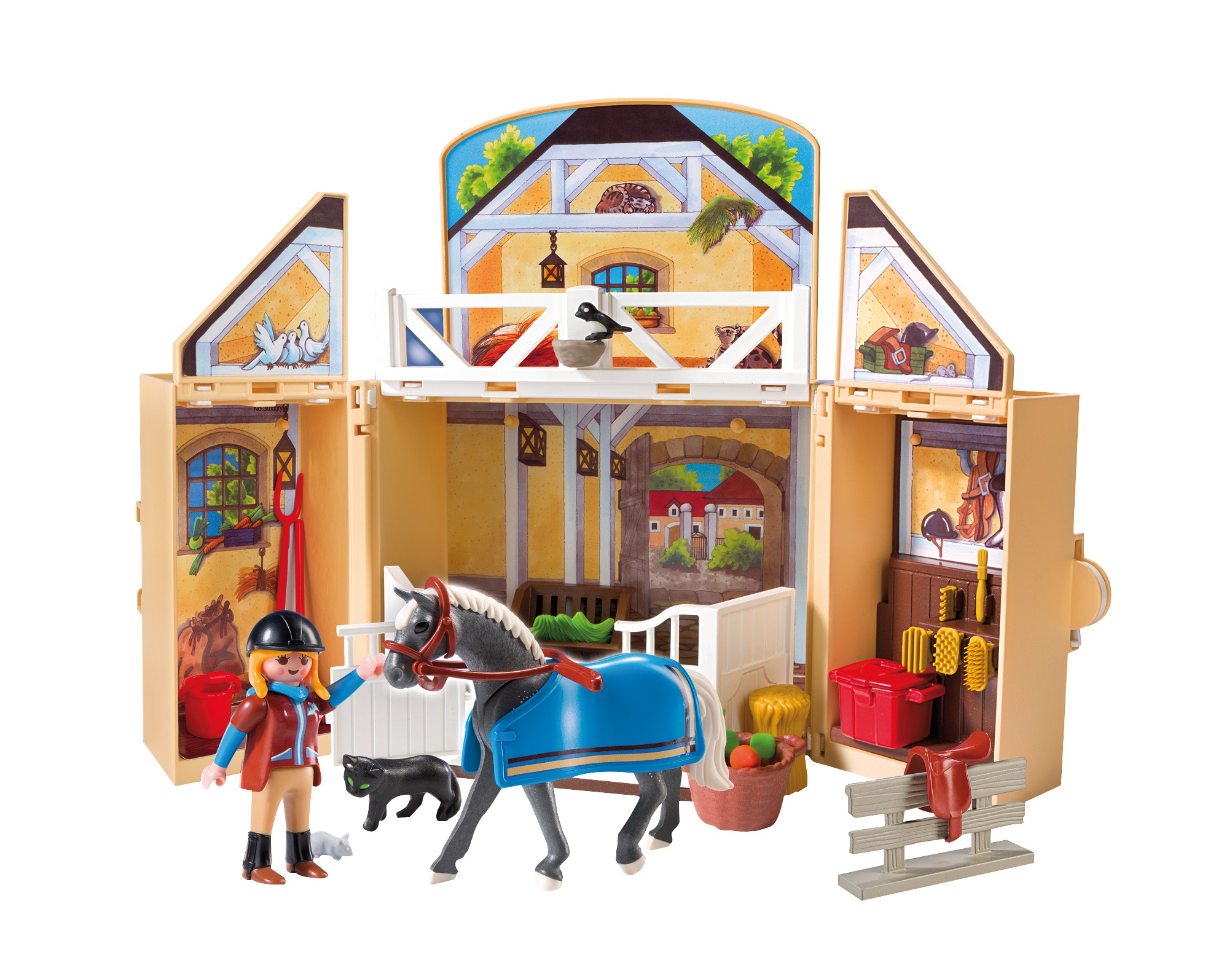 Coffret PLAYMOBIL TRANSPORTABLE - Nouveau - Top-parents