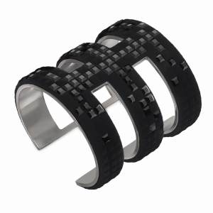 Atelier_Swarovski_by_ViktorRolf_Velvet_Rock_Triple_Cuff_in_Jet