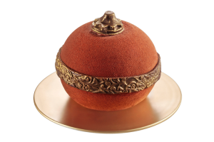 BOULE_DE_NOEL_dessert_glace_vanille_marron