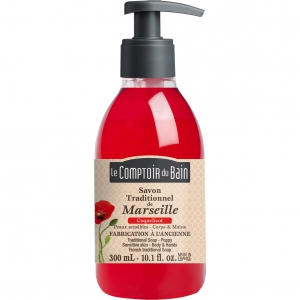 LE_COMPTOIR_DU_BAIN_Savon-liquide_300ml_Coquelicot