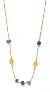 Collier_lapis_lazuli_et_turquoise_42cm_or_jaune_158g_MAB_16100