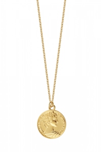 LETICIA_PONTI_-_ELISABETH_Collier_medaillon_piece_laiton_plaque_or