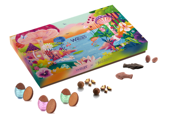 Coffret Jardin enchanté de la chocolaterie Weiss