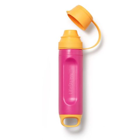 Coloris rose pour la paille LifeStraw Peak series solo