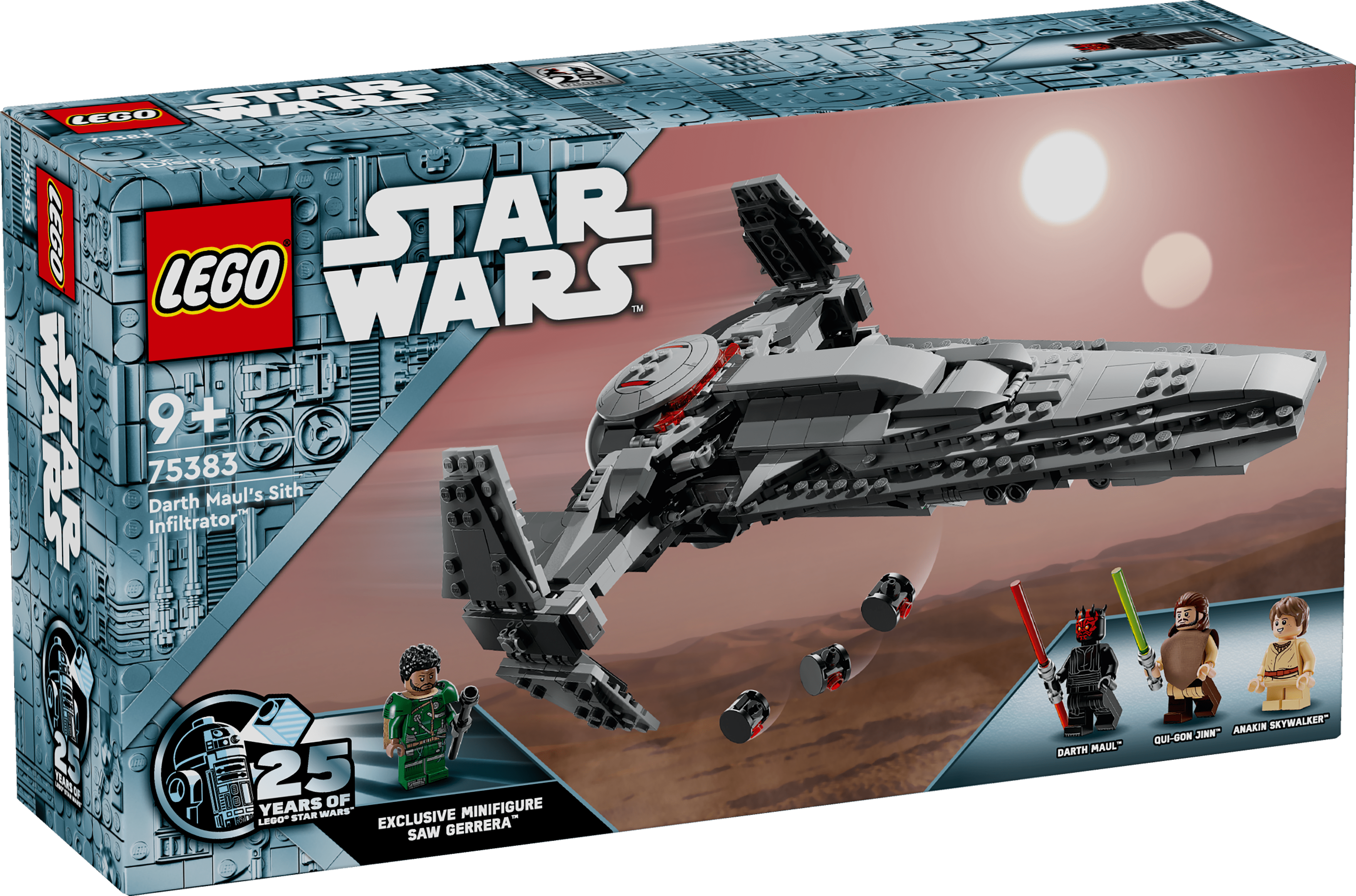Intercepteur sith de Darth Maul , collection Lego Star Wars