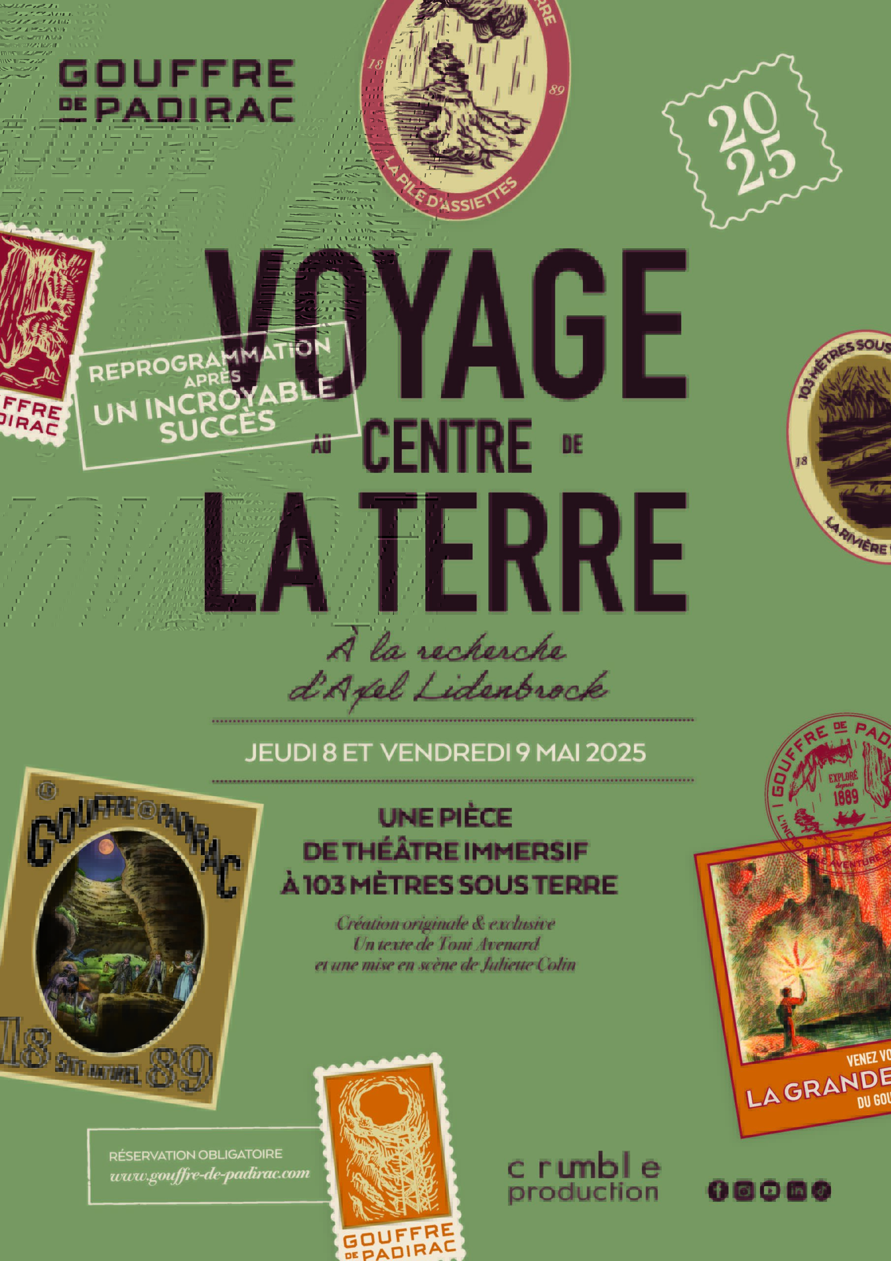 Spectacle immersif : voyage au centre de la terre